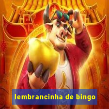 lembrancinha de bingo